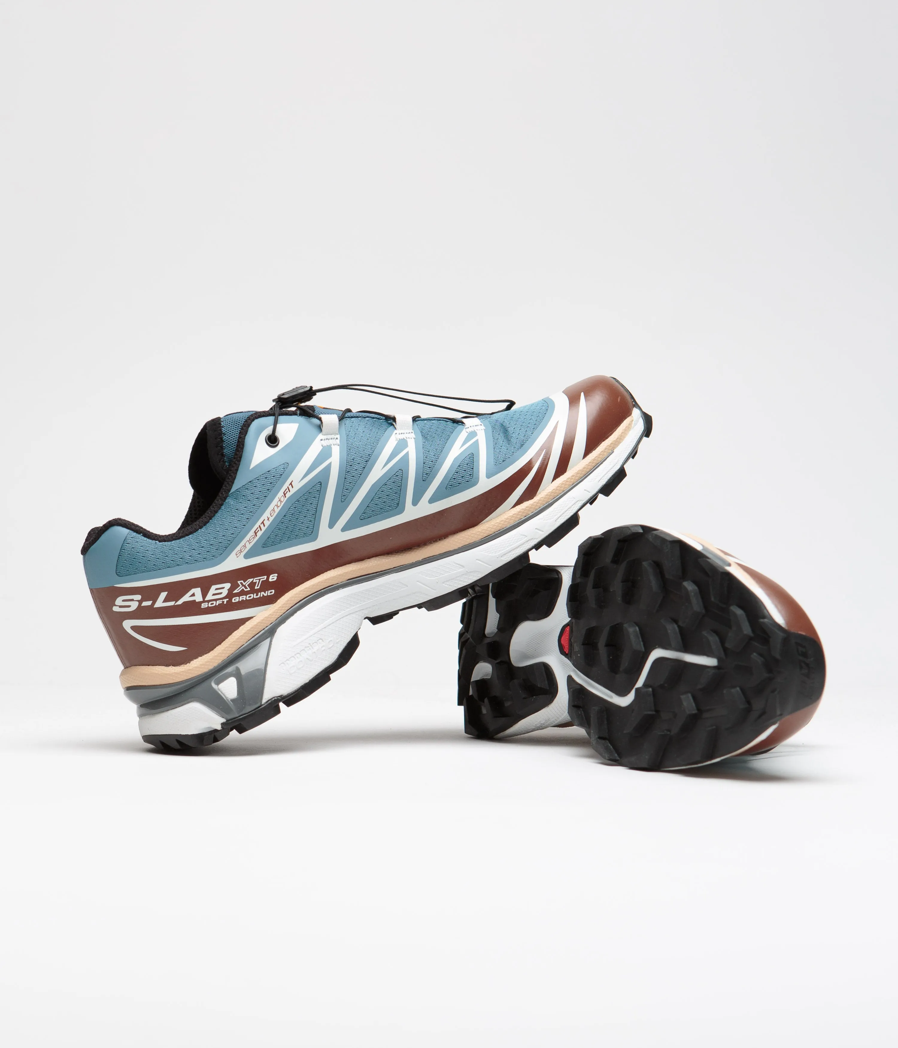 Salomon XT-6 Shoes - Aegean Blue / Tortoise Shell / Hazelnut