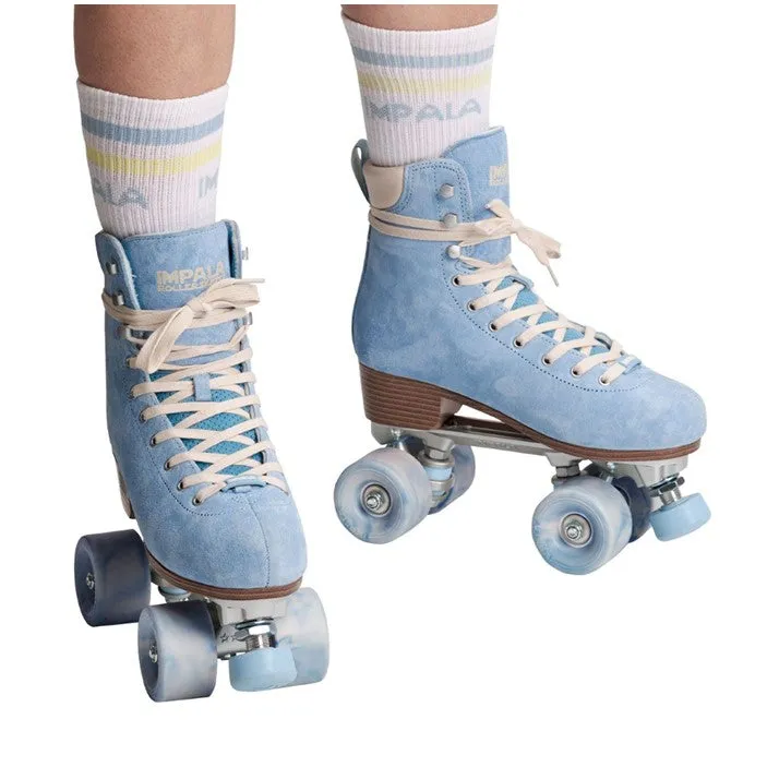 Samira Suede Dusty Blue Impala Roller Skates