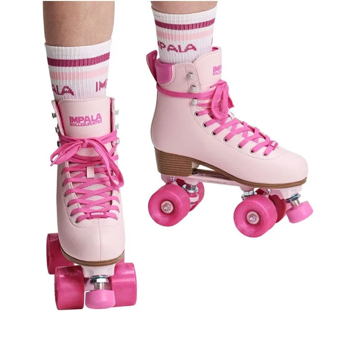 Samira Vegan Wild Pink Impala Roller Skates