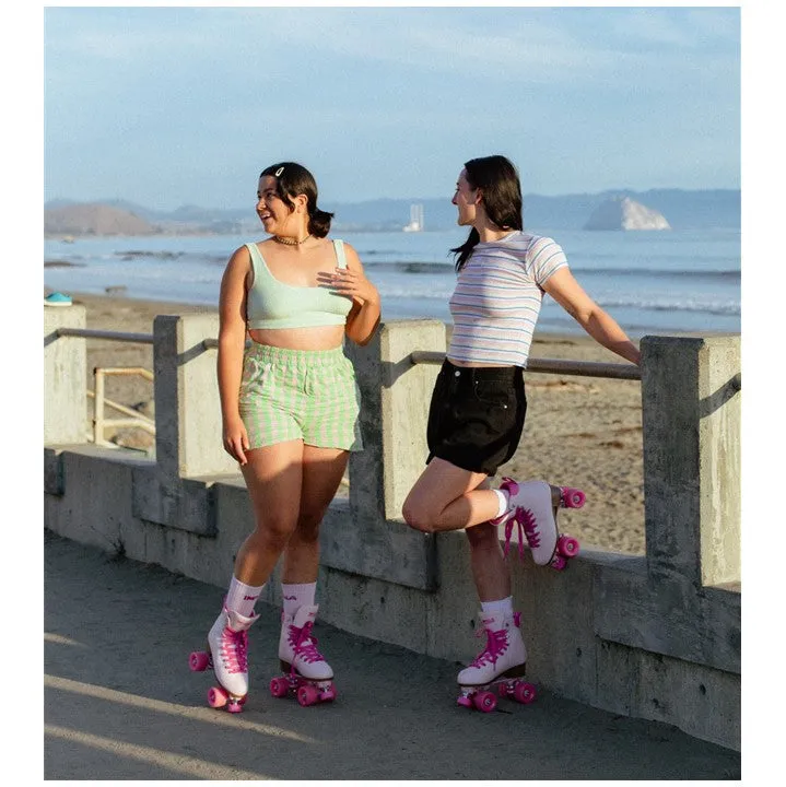 Samira Vegan Wild Pink Impala Roller Skates