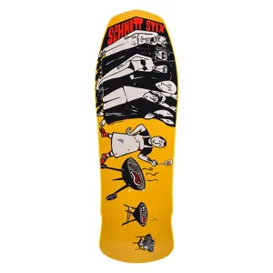 Schmitt Stix 10.125" x 30.625" Joe Lopes BBQ (YELLOW DIP) Skateboard Deck