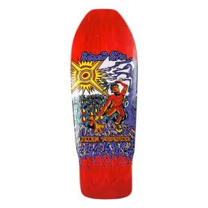 Schmitt Stix 9.875" x 31" Allen Midgette Flower Picker Re-issue (RED STAIN) Skateboard Deck