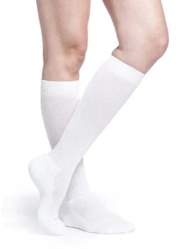 Sigvaris 362C Cushioned Cotton, 20-30 mmHg, Knee High, Closed Toe