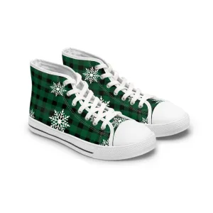 Snowflakes Women's High Top Sneakers