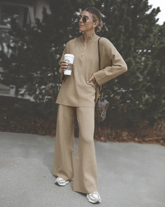 Splendid x @Cellajaneblog Wide Leg Sweater Pant