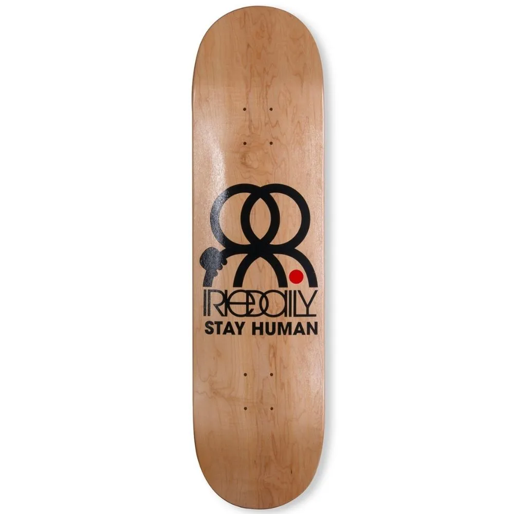 Stay Human Natural 8.0" Skateboard Deck