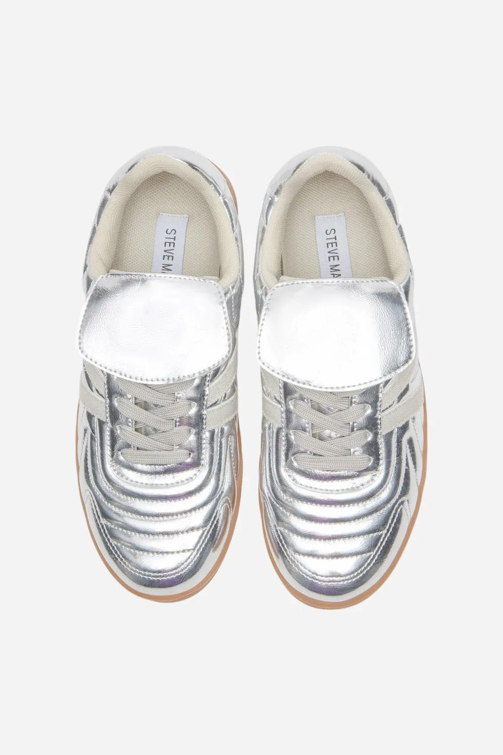 Steve Madden Madrid Silver Low-Top Sneaker