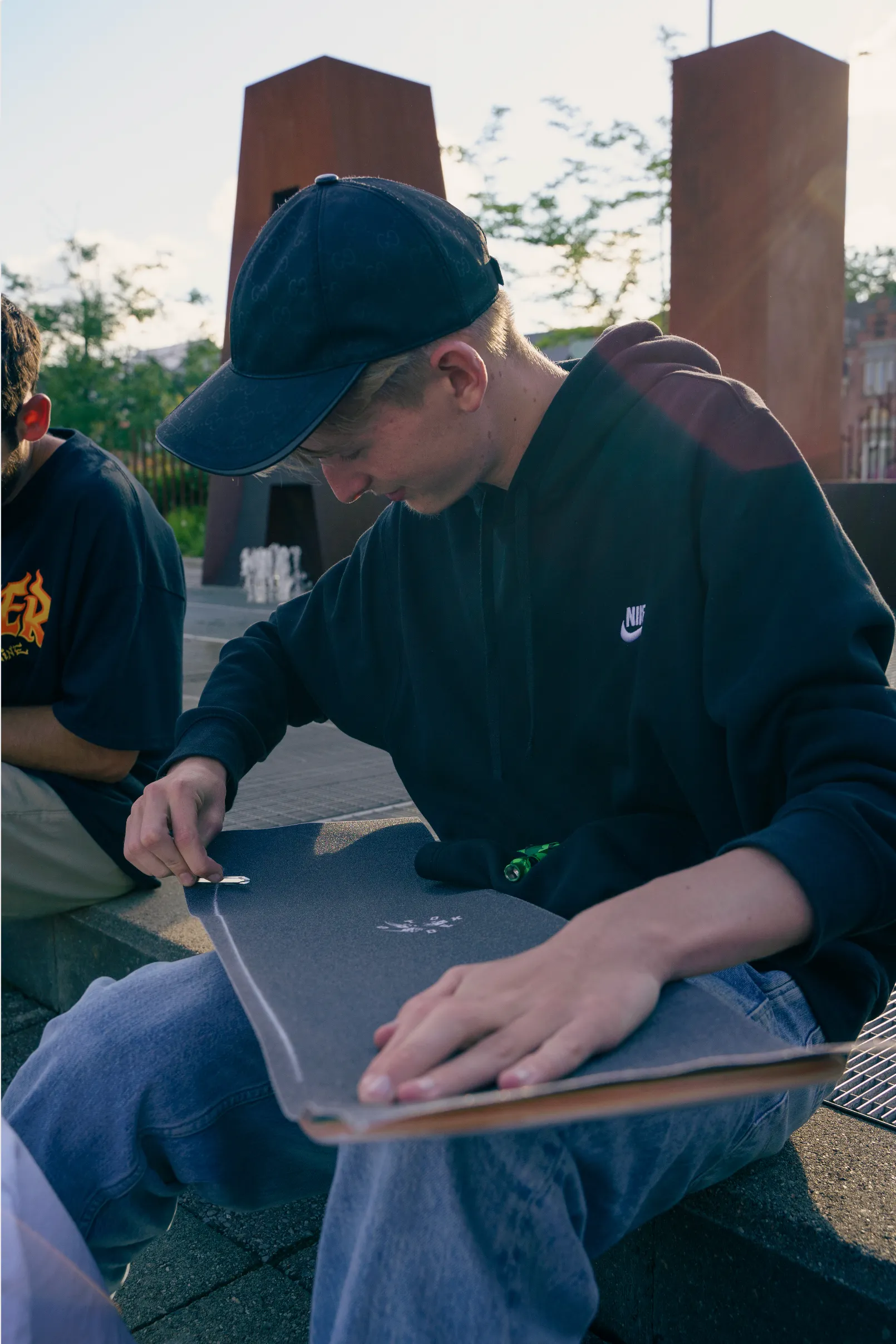 Stoked Casino Chips Black Griptape