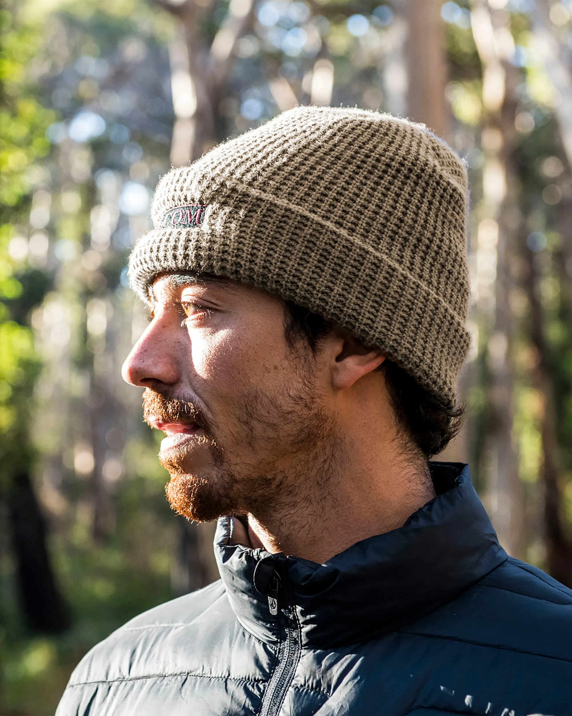 Stone Bar Beanie - Teak