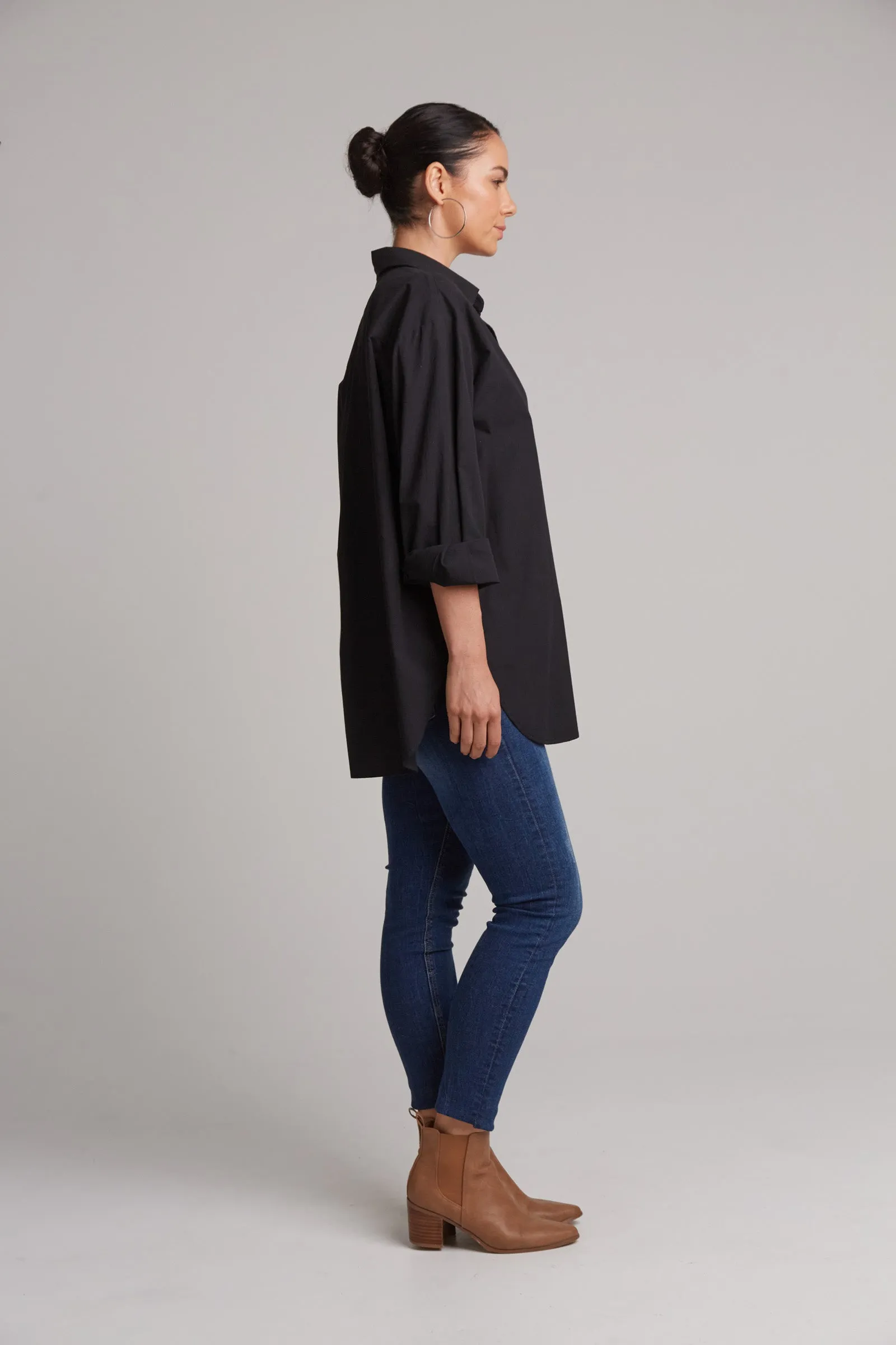 Studio Oversize Shirt - Ebony