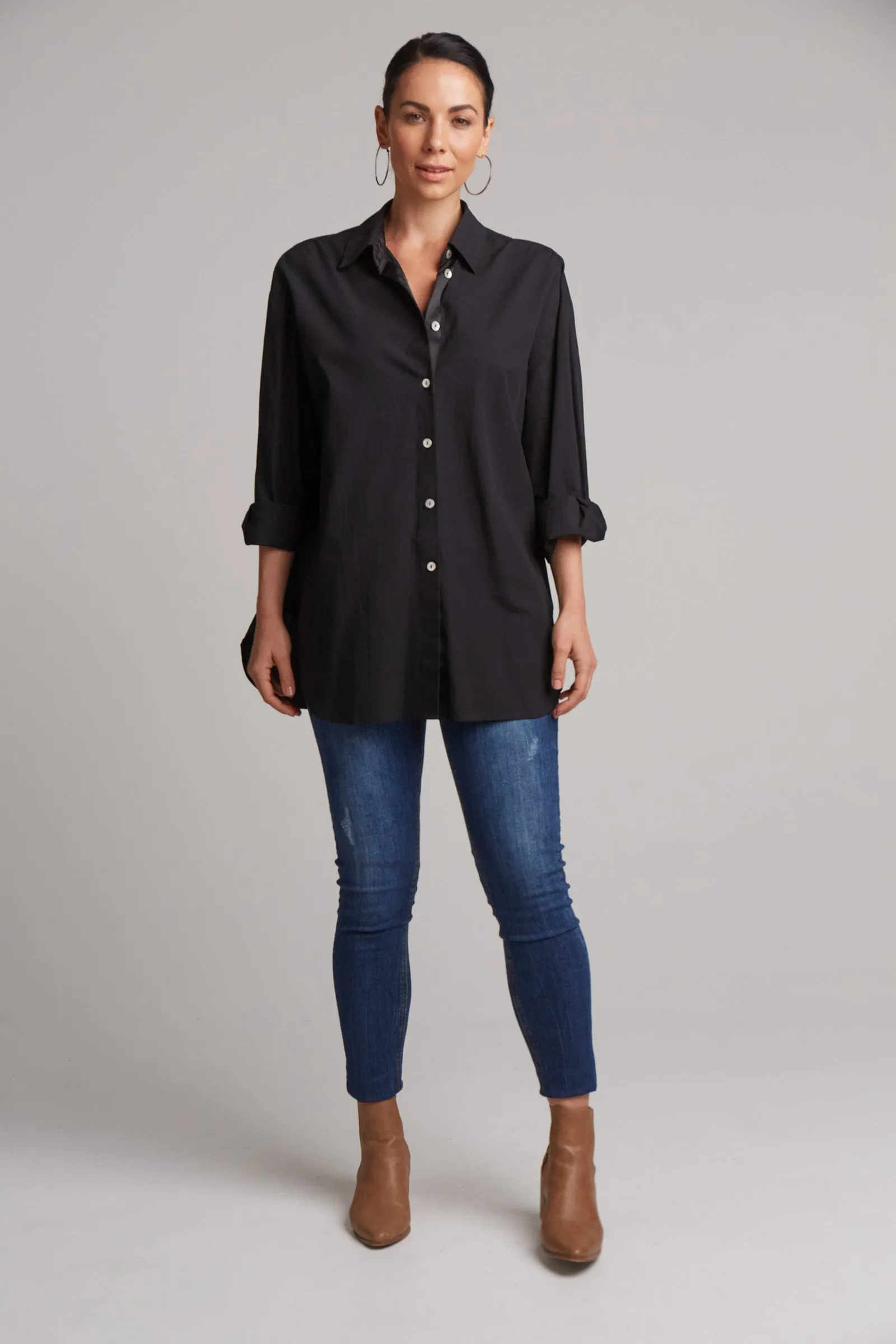 Studio Oversize Shirt - Ebony