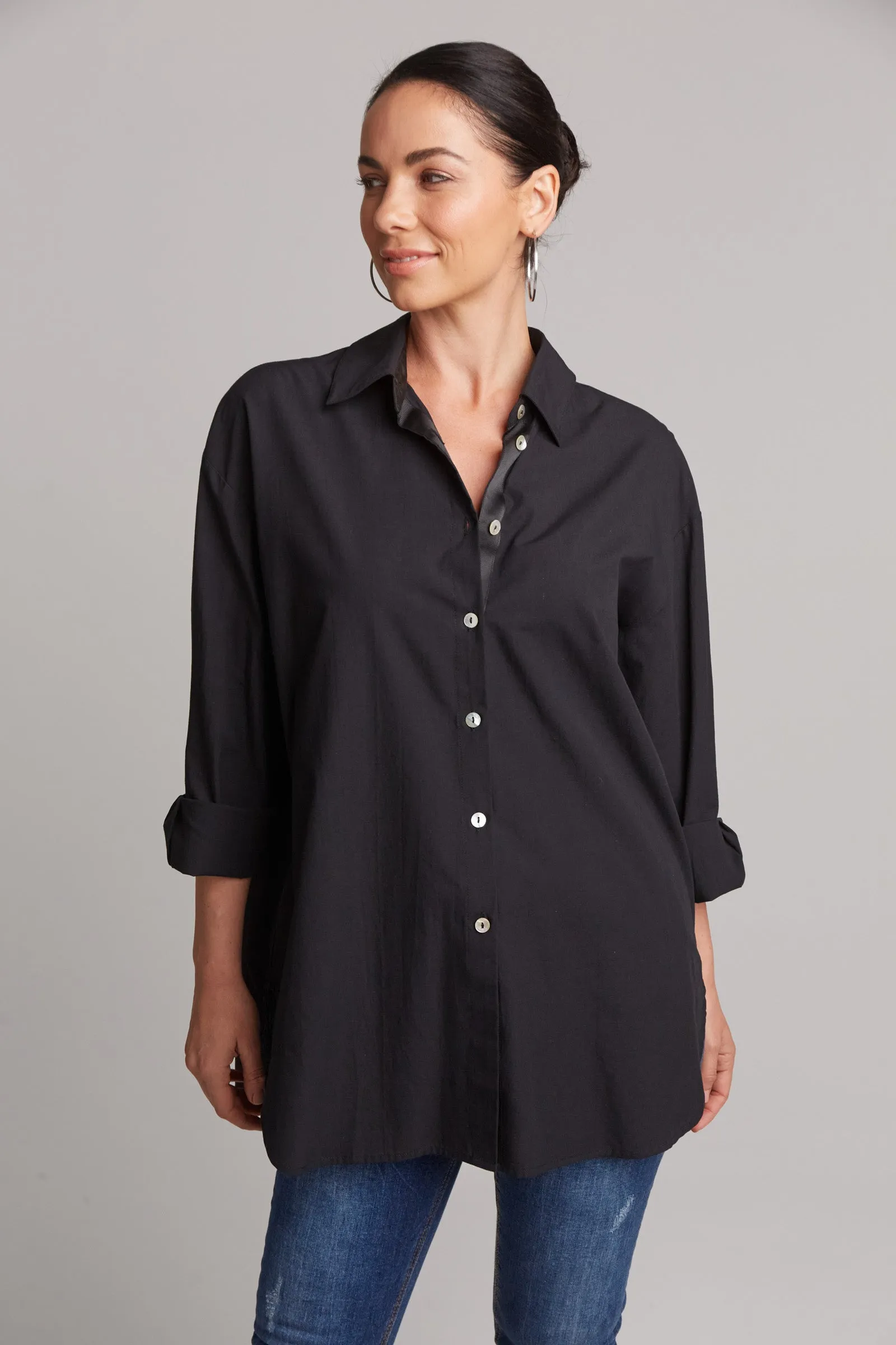 Studio Oversize Shirt - Ebony