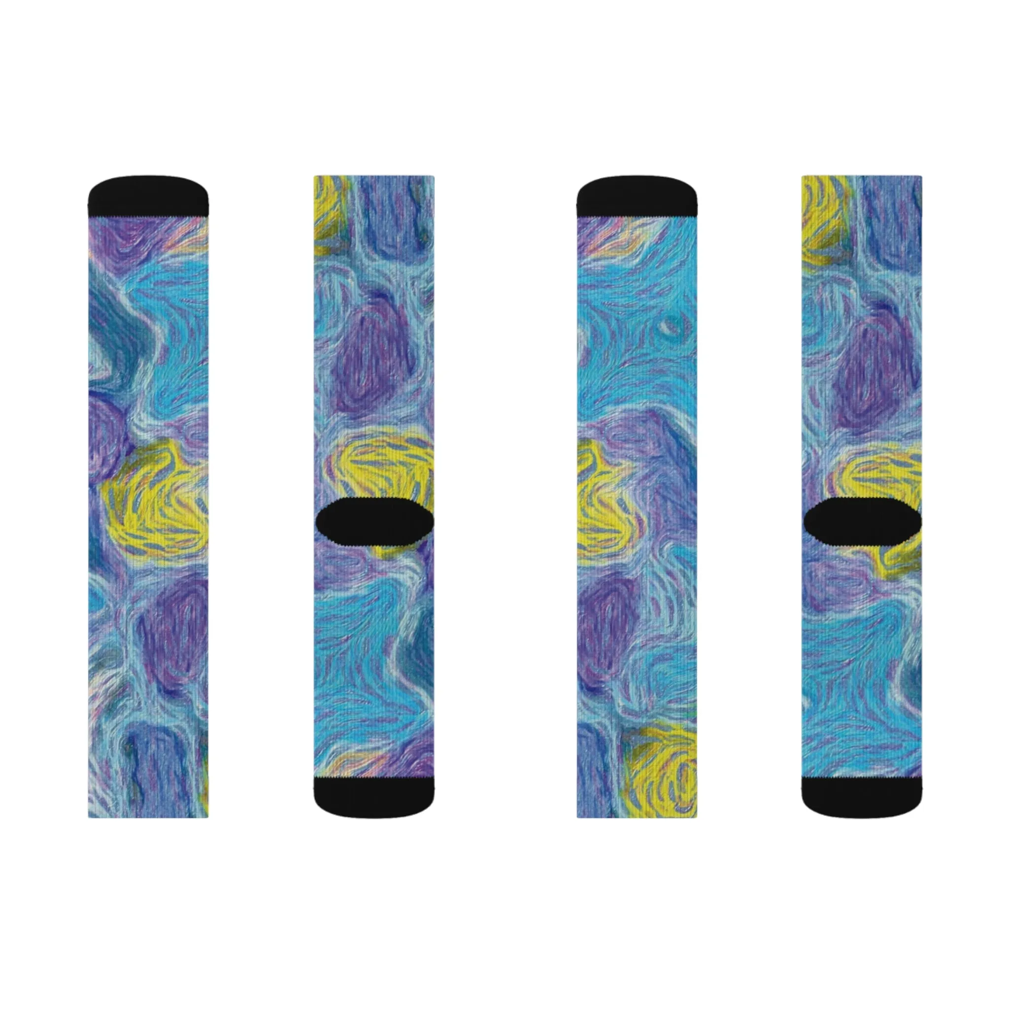 Sublimation Socks - "Starry Night"