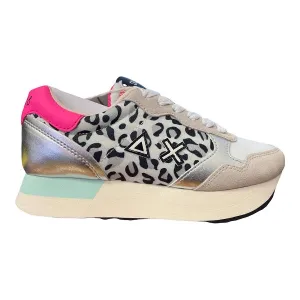 Sun68 sneakers da donna Kelly Animal Body Z32217 01 bianco