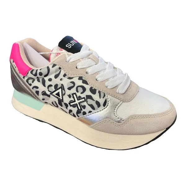 Sun68 sneakers da donna Kelly Animal Body Z32217 01 bianco