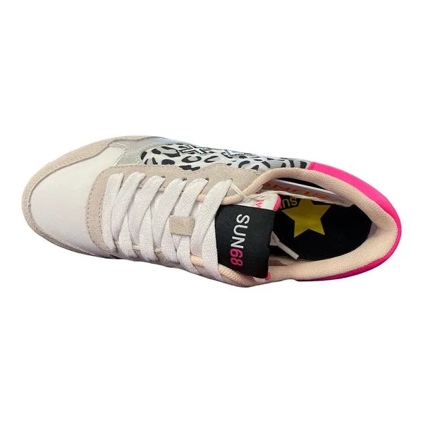 Sun68 sneakers da donna Kelly Animal Body Z32217 01 bianco