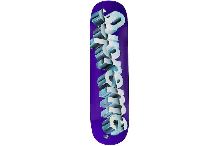 Supreme Chrome Logo Skate Deck