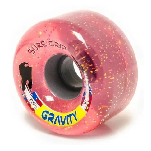 Sure-Grip Gravity Pink Glitter Wheels 78A - 8 pack