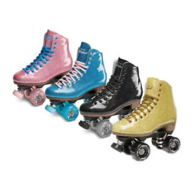 Sure-Grip Stardust Gold Glitter Roller Skates *Last Pair* US 4, US 9