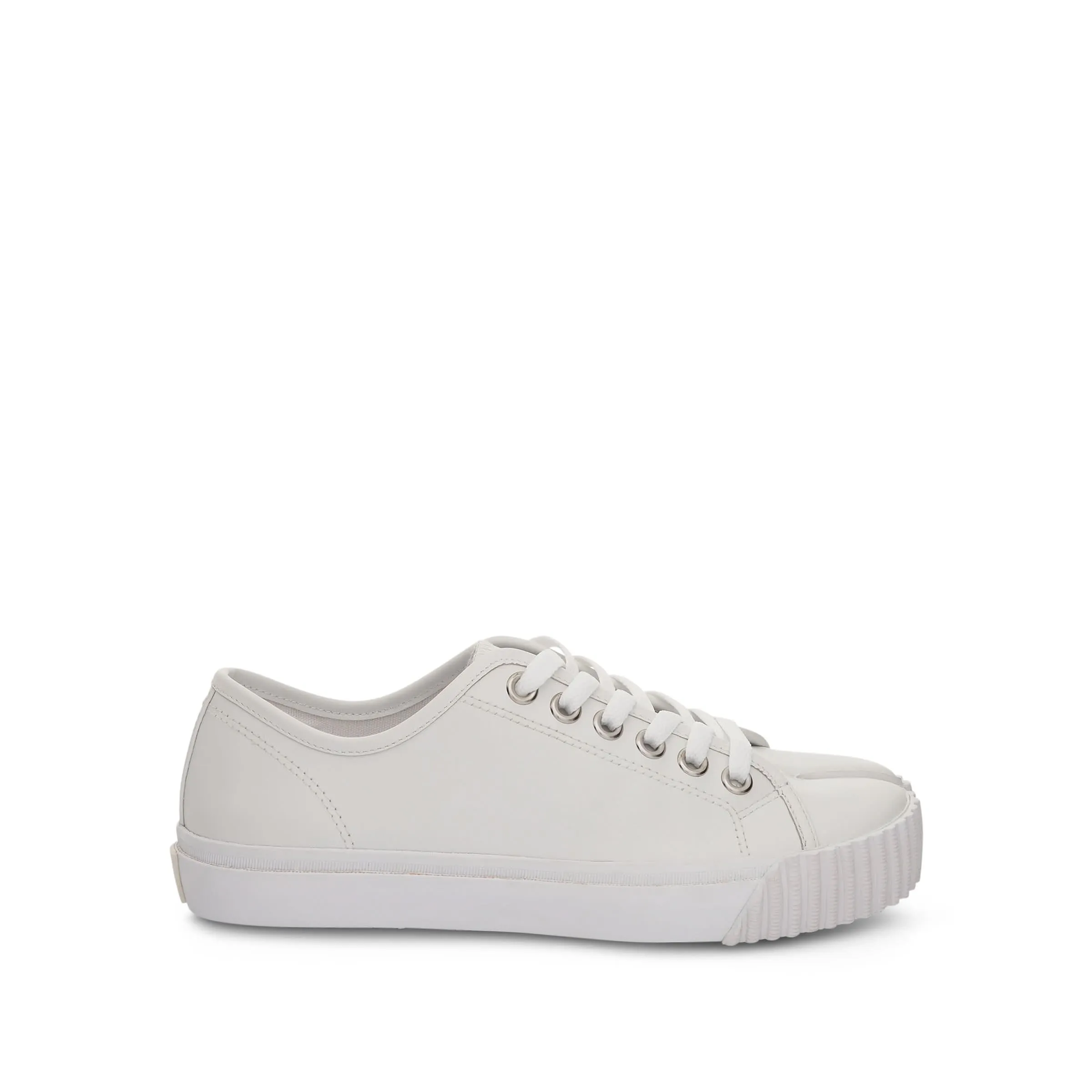 Tabi Leather Sneaker in White