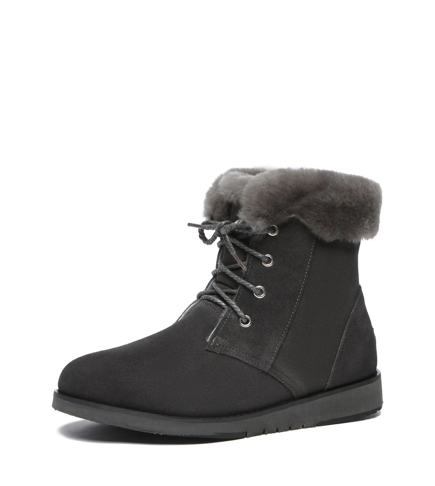 TARRAMARRA Lace Up Ankle Fashion Sheepskin Women UGG Boots Bonnie