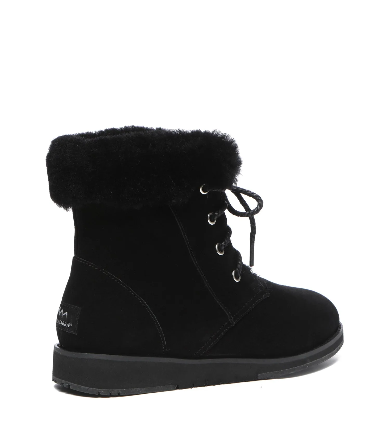 TARRAMARRA Lace Up Ankle Fashion Sheepskin Women UGG Boots Bonnie