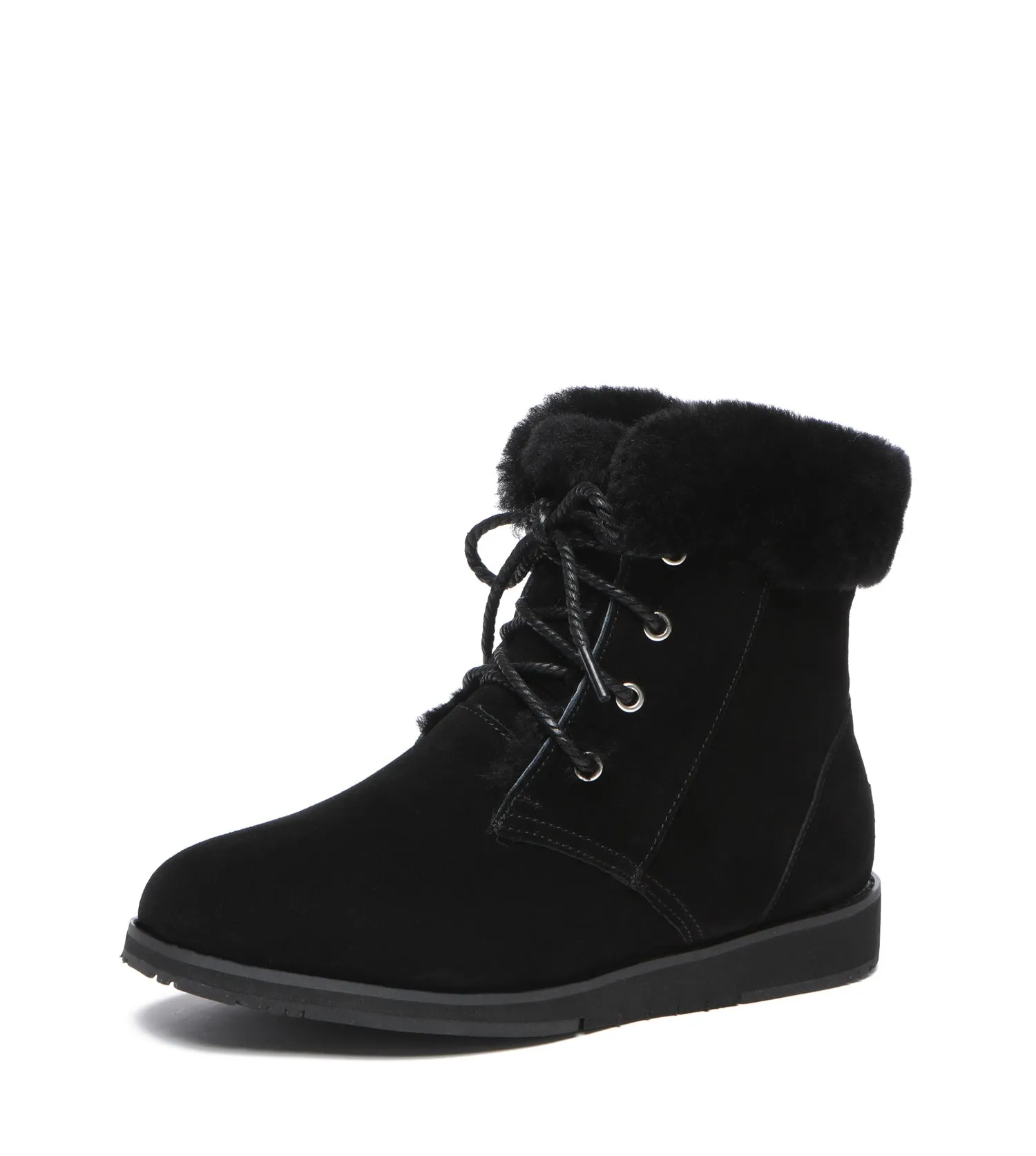 TARRAMARRA Lace Up Ankle Fashion Sheepskin Women UGG Boots Bonnie