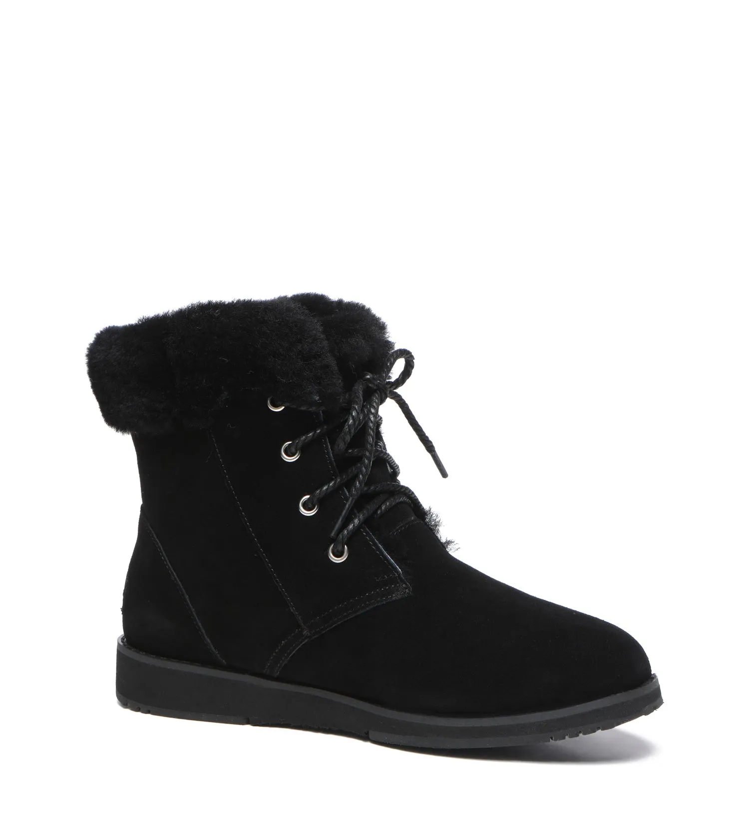 TARRAMARRA Lace Up Ankle Fashion Sheepskin Women UGG Boots Bonnie