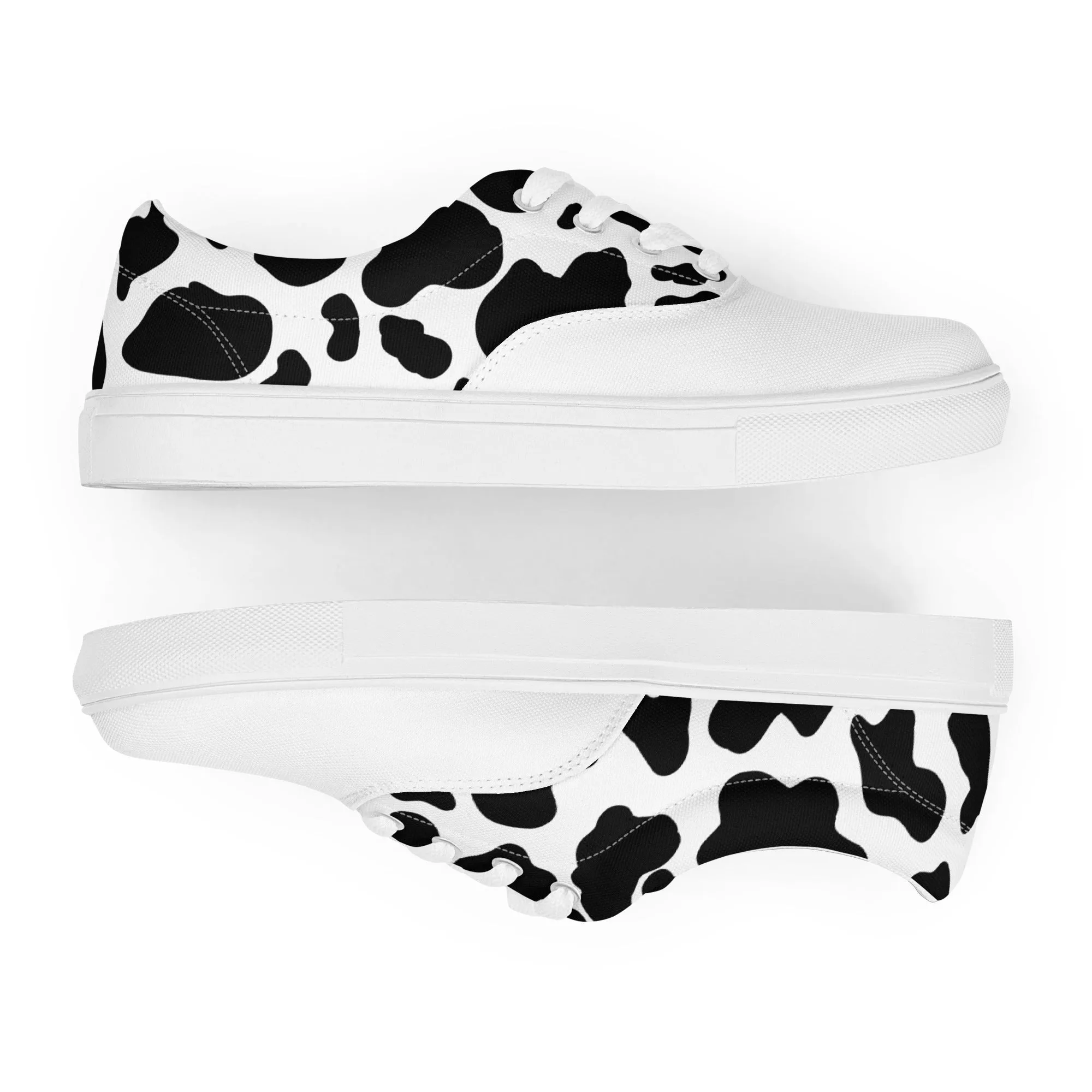 TCB Cow Print lace up  shoes