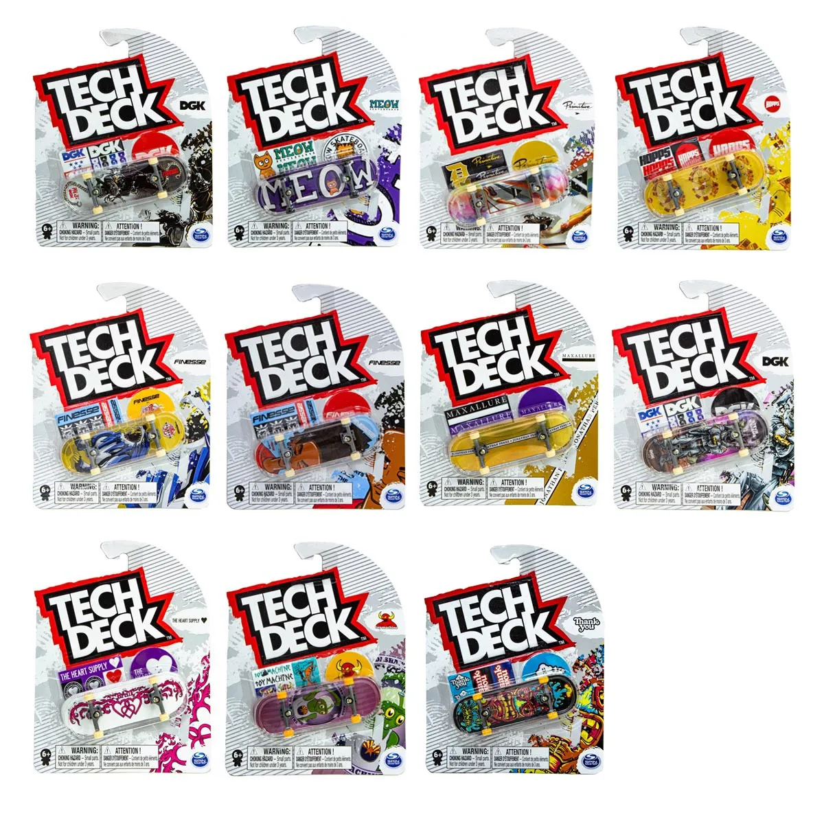 Tech Deck 96mm FingerBoards styles vary