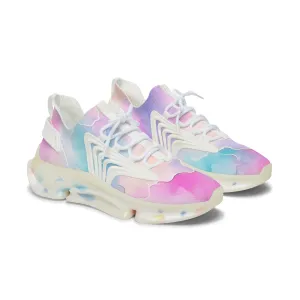 Tender Pastel Clouds Women's Mesh Sneakers