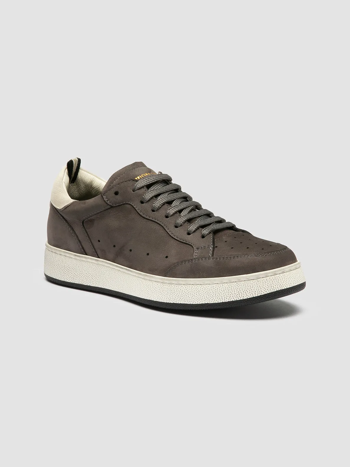 THE ANSWER 102 - Grey Nubuck Low Top Sneakers