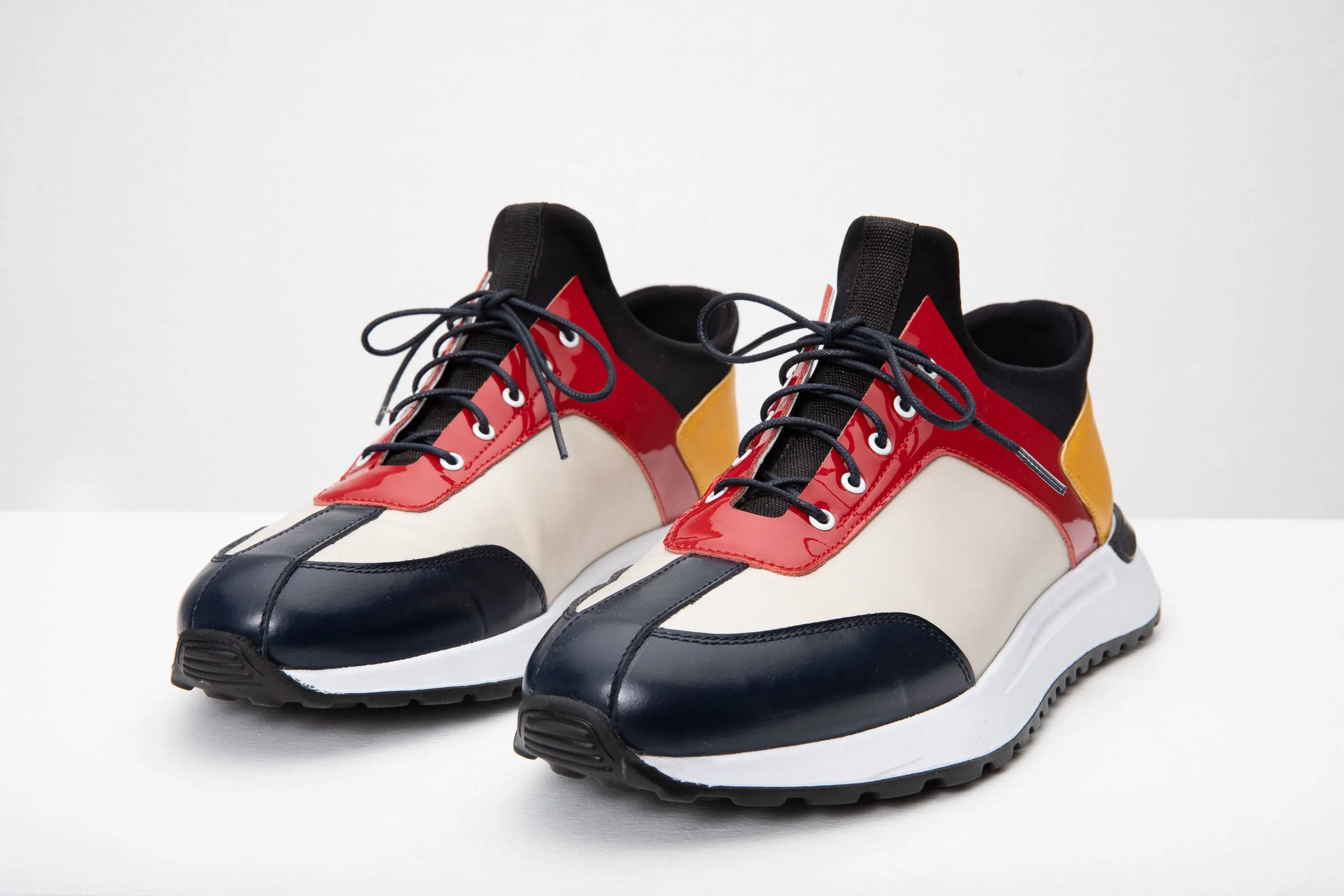 The Crapo Multicolor Leather Women Sneaker