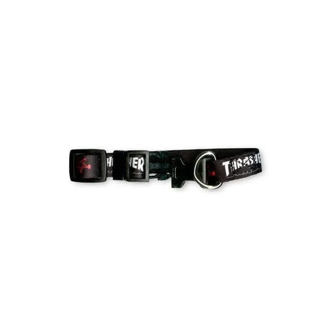 Thrasher Dog Collar Black