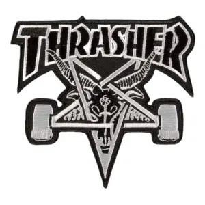 Thrasher Skate Goat Patch Grey