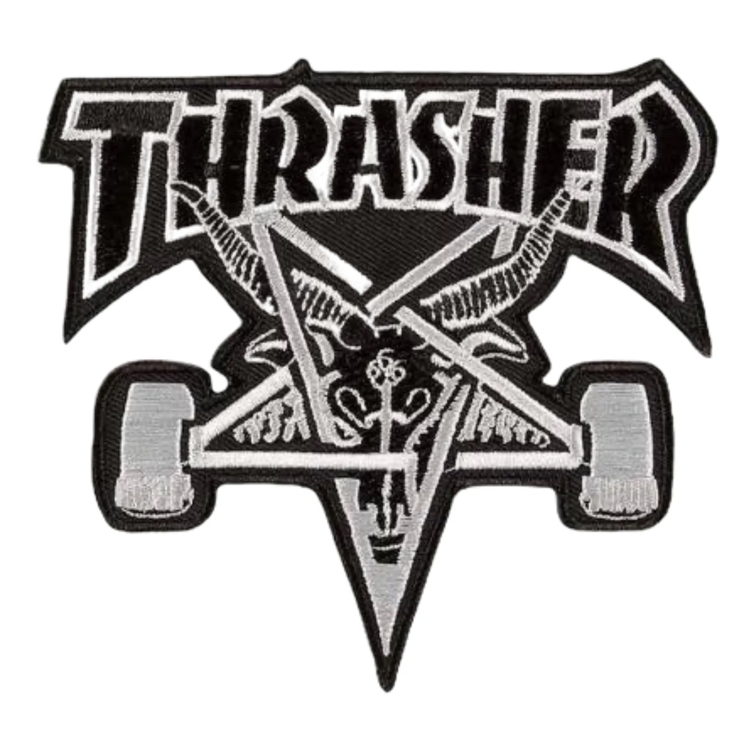 Thrasher Skate Goat Patch Grey