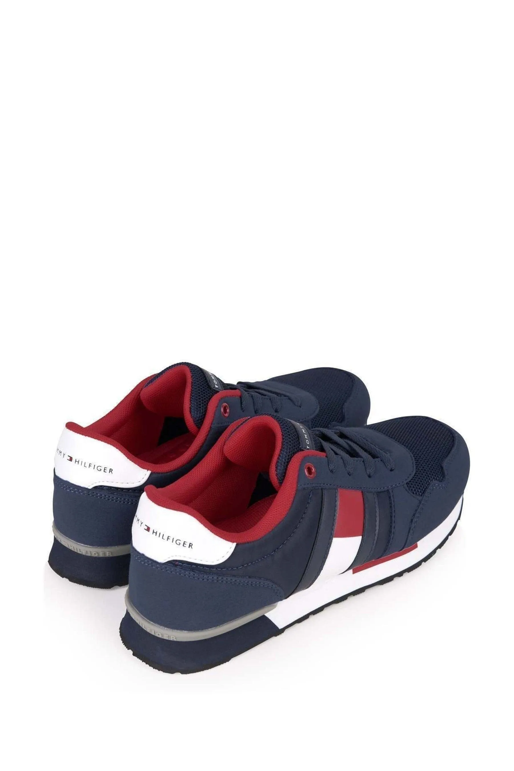 Tommy Hilfiger Boys Lace Up Logo Trainers