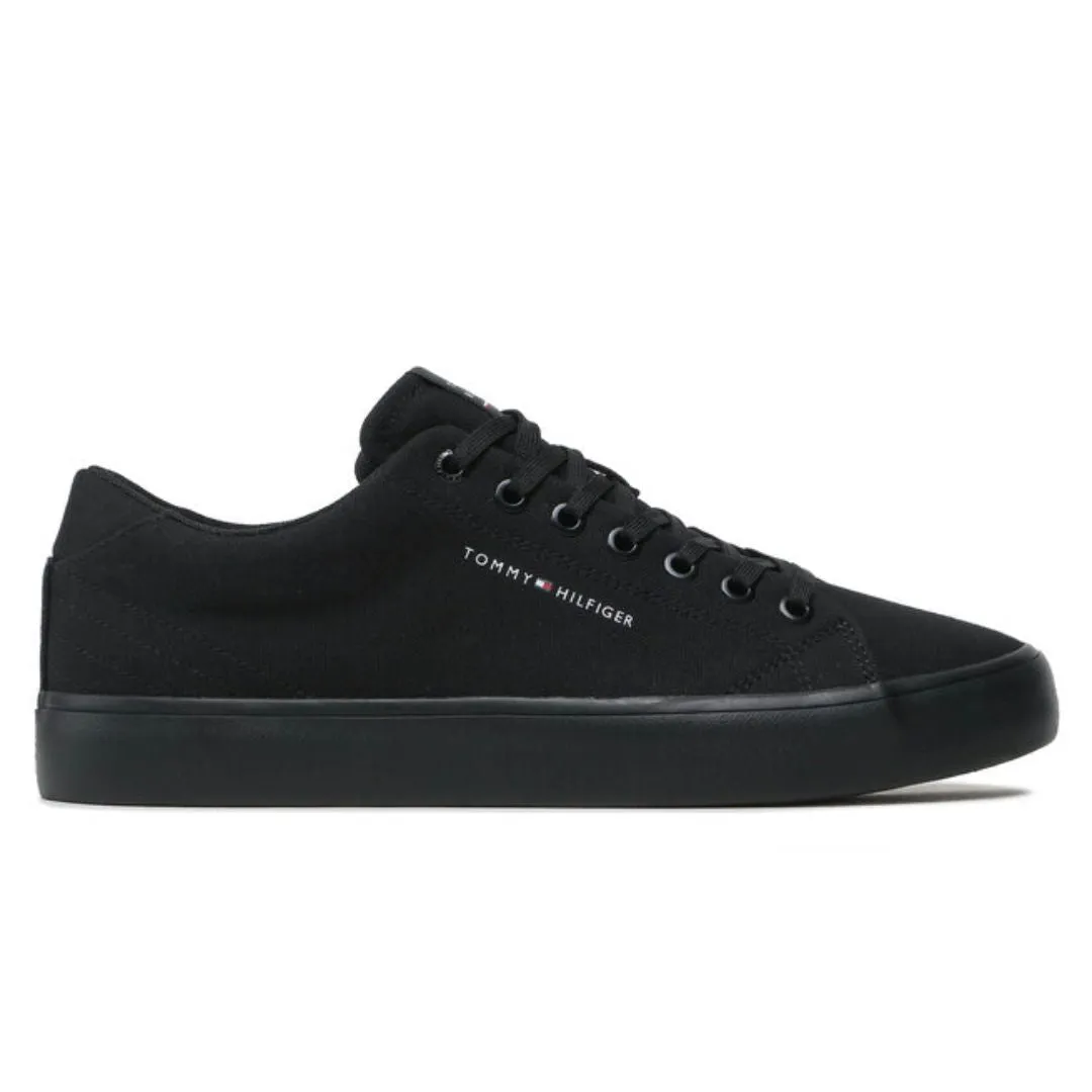 Tommy Hilfiger Th Hi Vulc Core Low Canvas Sneakers FM0FM04686-BLKBLK