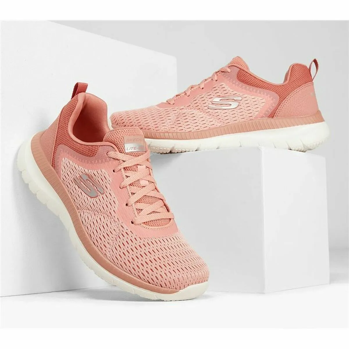 Trainers Skechers Bountiful Quick Path Pink