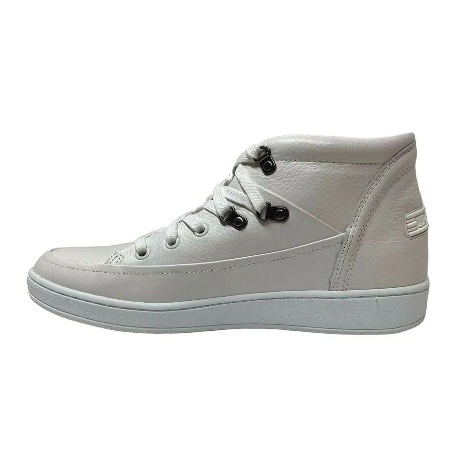 Travel Fox Men's White Leather High Top Sneakers 916103-107