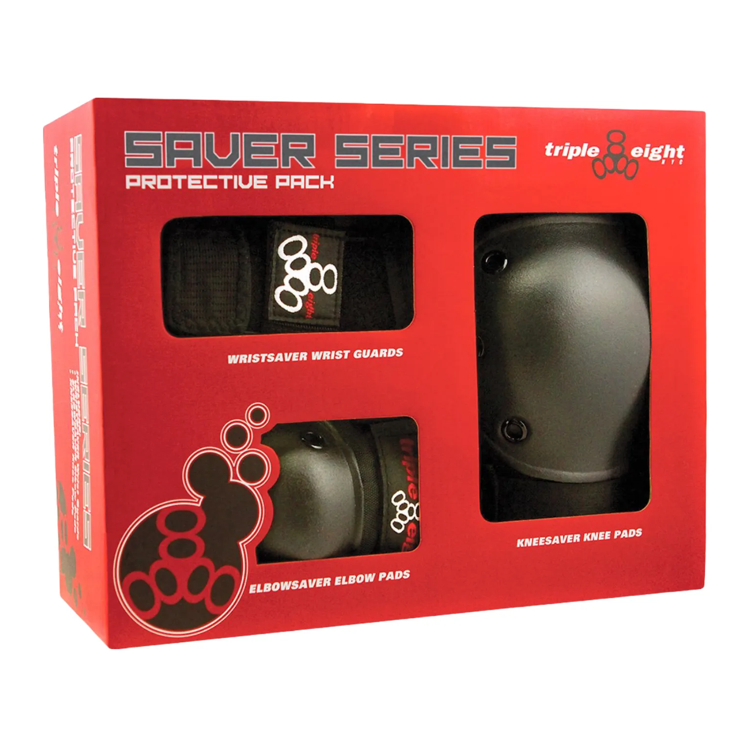 Triple Eight Saver Series 3 Pack Pad Set