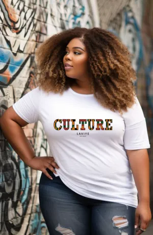 Unisex African Print Culture Slogan T-shirt | KUMASI