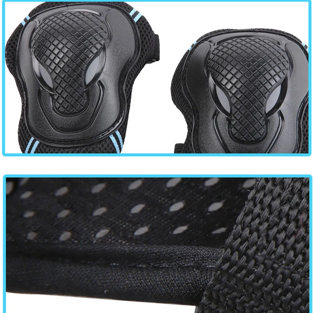 US Wrist Knee Pads Elbow Guards Protective Gear Set For Skateboard Skate Bike