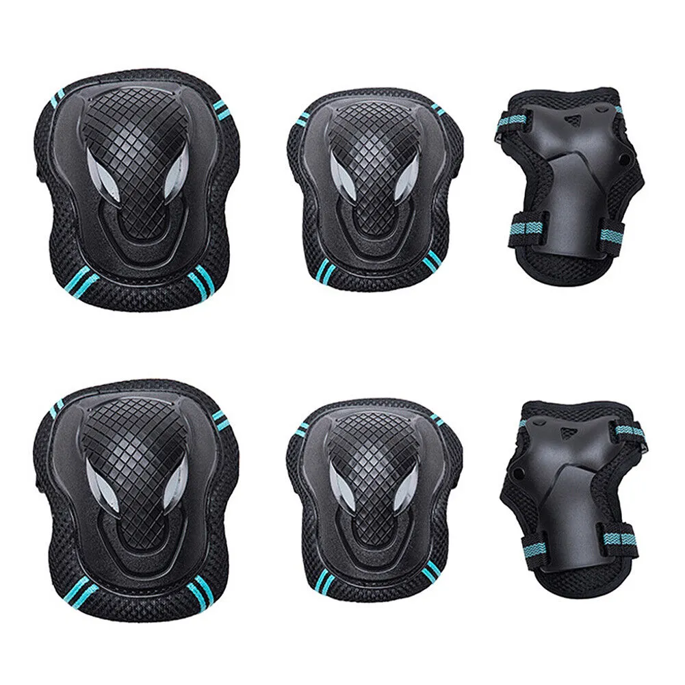 US Wrist Knee Pads Elbow Guards Protective Gear Set For Skateboard Skate Bike