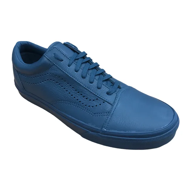 Vans scarpa sneakers da uomo in pelle Old Skool Reissue VN0A2XS6JX7 blu