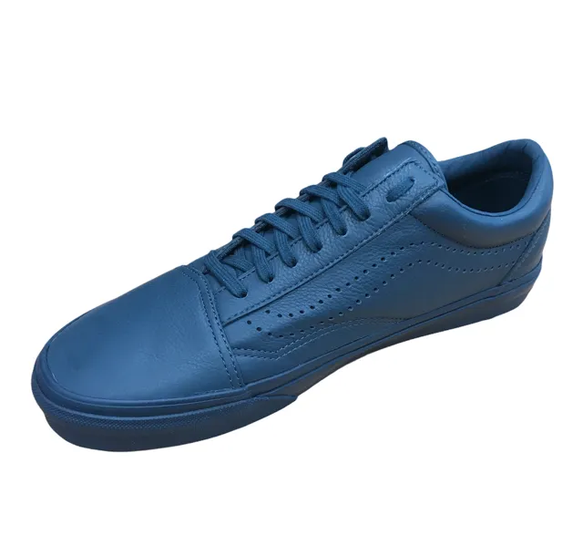 Vans scarpa sneakers da uomo in pelle Old Skool Reissue VN0A2XS6JX7 blu