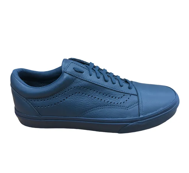 Vans scarpa sneakers da uomo in pelle Old Skool Reissue VN0A2XS6JX7 blu