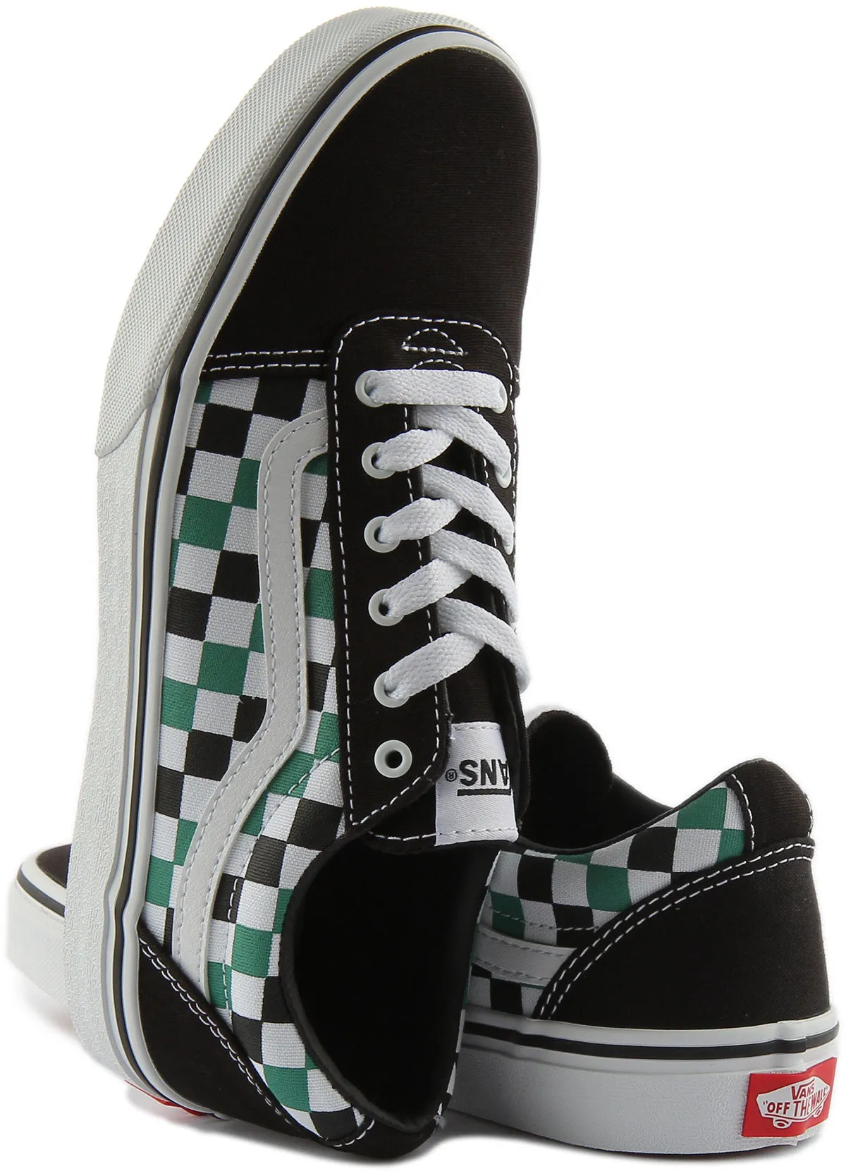 Vans Ward In Black Green For Youth