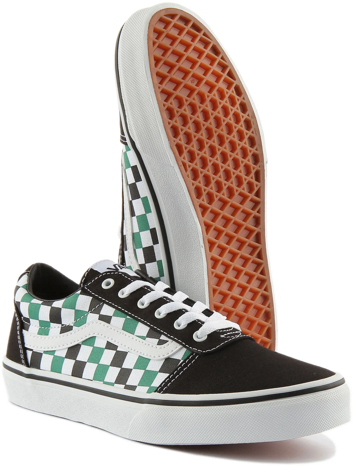 Vans Ward In Black Green For Youth