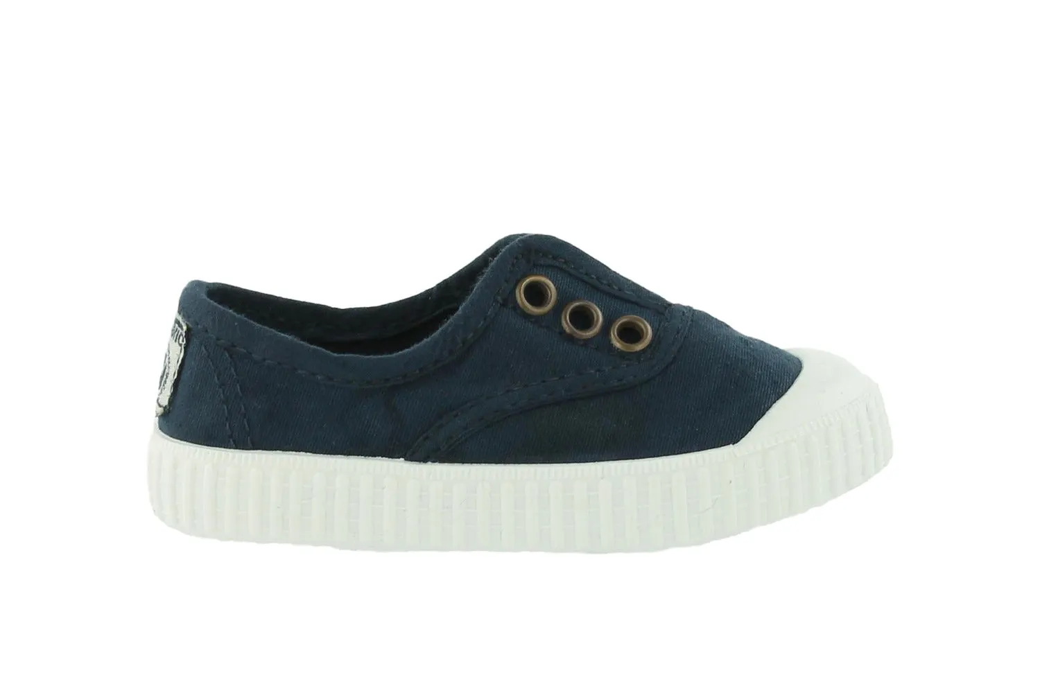 Victoria Girl's and Boy's Inglesa Slip-On Canvas Sneakers, Marino